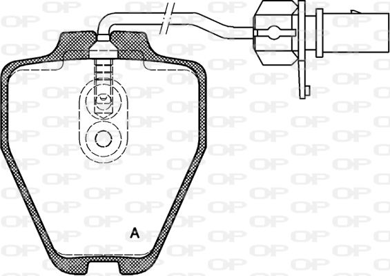 OPEN PARTS Jarrupala, levyjarru BPA0752.02